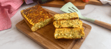 Receta: torta de calabacín verde