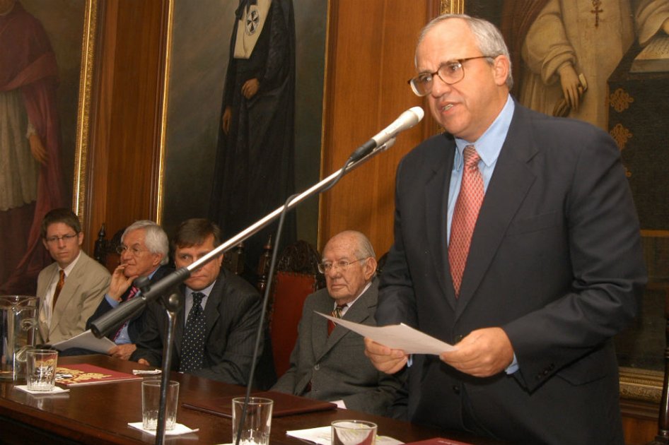 El expresidente Samper, en el foro sobre la crisis en el Cauca realizado en Popayán. / Edinson Bolaños