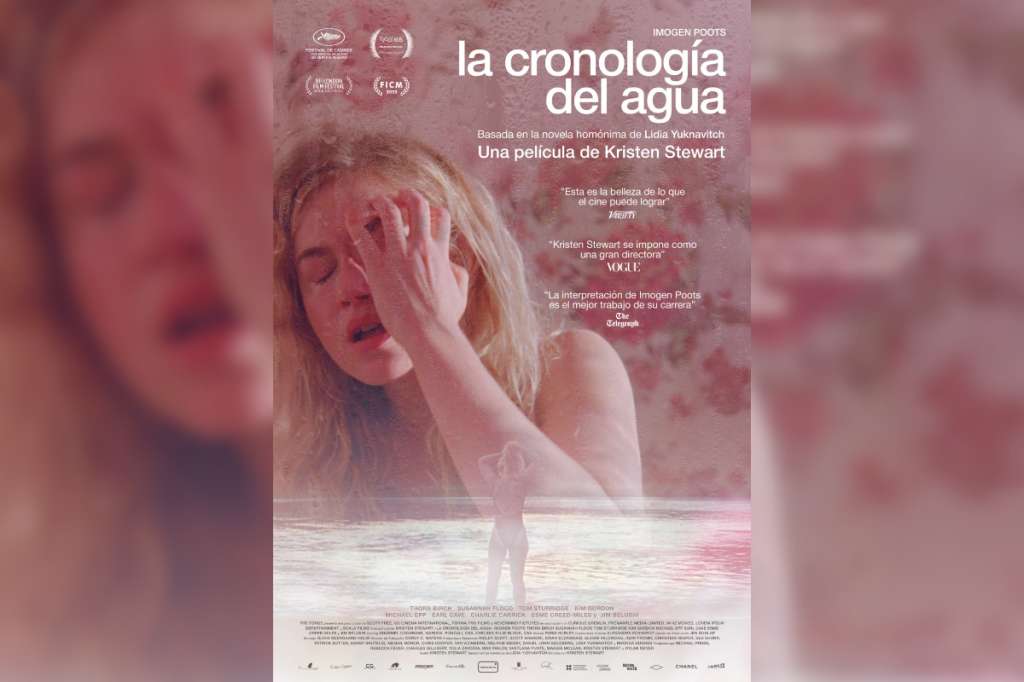 "La cronología del agua" se estrenó en el Festival Internacional de Cine de Cannes, en 2025.