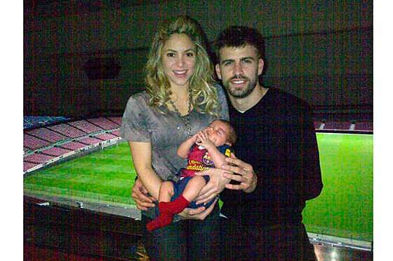 Shakira y Piqué, padres de Milan. / Efe
