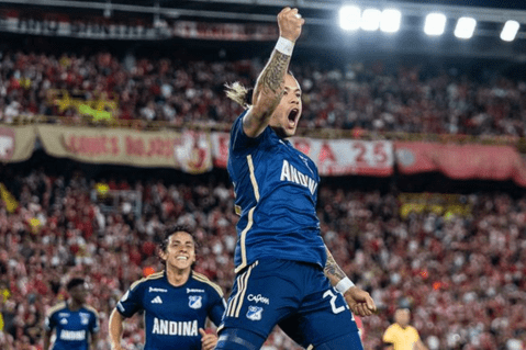 Millonarios se queda con un nuevo clásico contra Santa Fe, gracias a Leo Castro