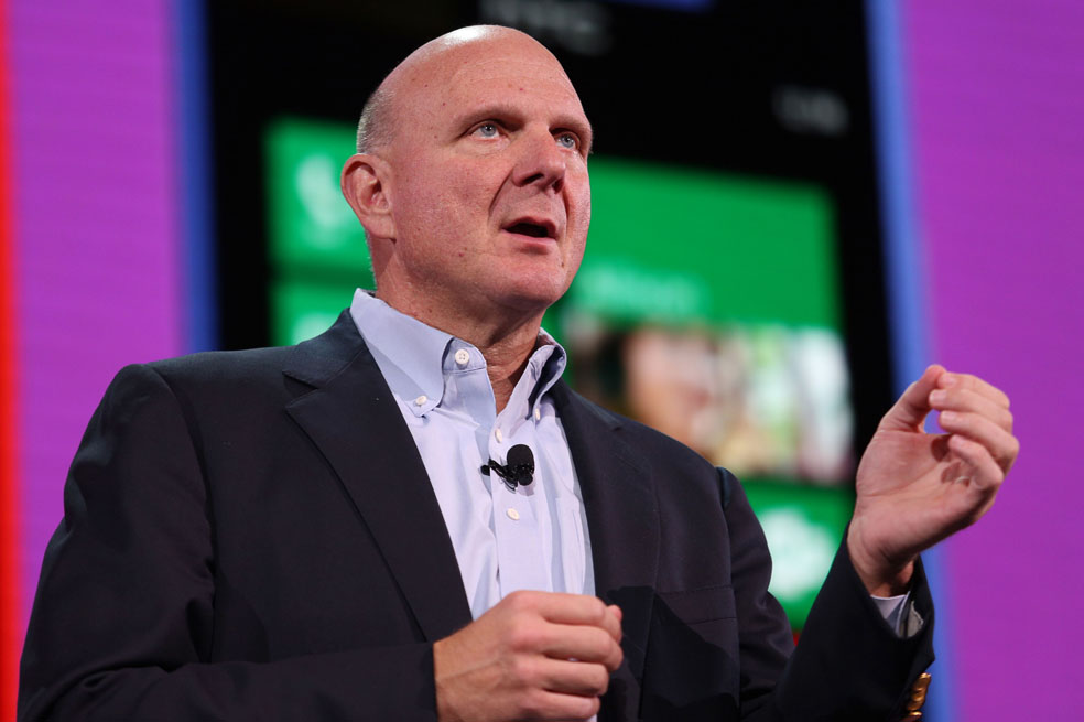 Steve Ballmer se retirará oficialmente de Microsoft en el curso de los próximos 12 meses. / AFP