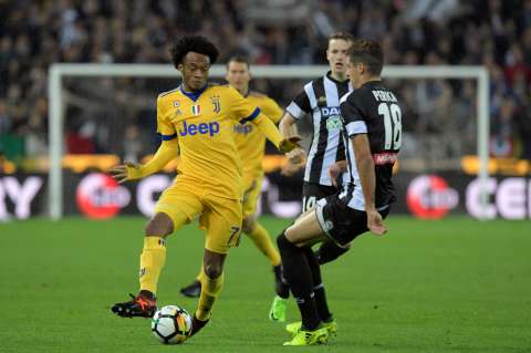 Juan Guillermo Cuadrado dio una asistencia en el triunfo de la Juventus frente al Udinese