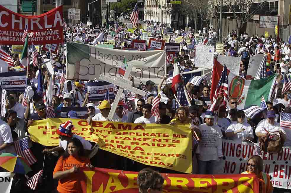 El debate en torno a la reforma migratoria ha generado protestas por parte de la comunidad latina en Estados Unidos. /AFP