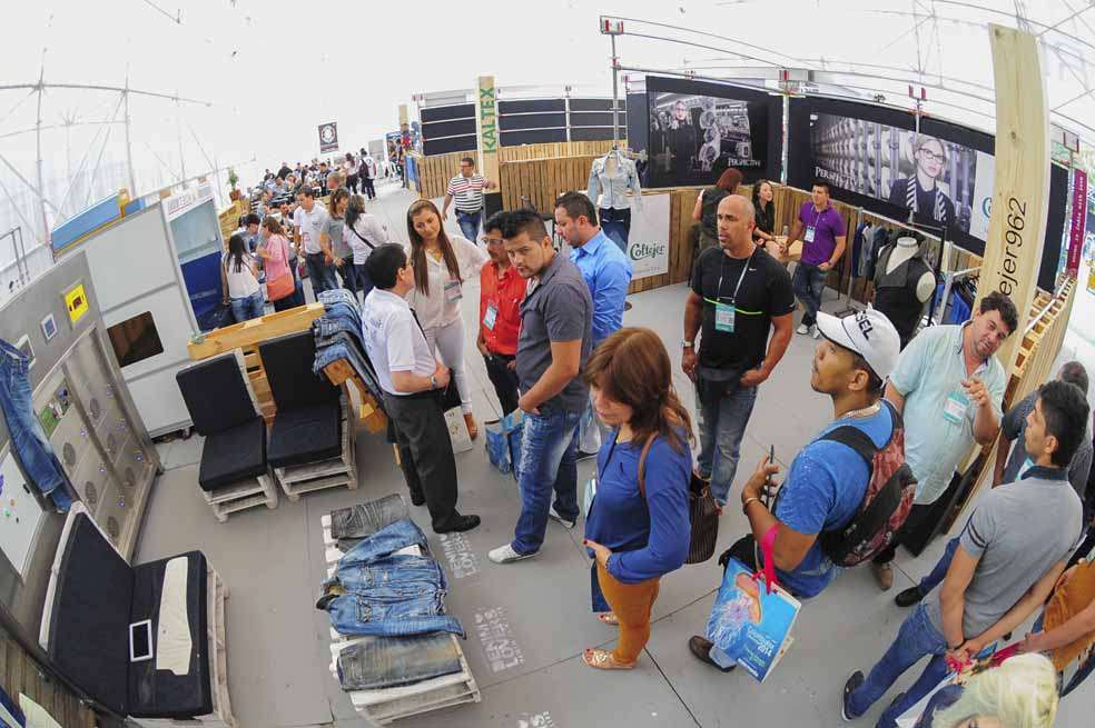 Colombiatex estuvo dedicado ayer al dénim. Brasil es el segundo productor de este tejido en el mundo. / Cortesía - Colombiatex