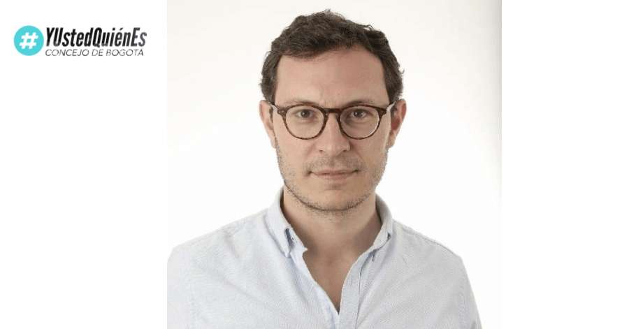 Juan Baena es candidato al Concejo por el movimiento Bogotá para la gente. / Cortesía