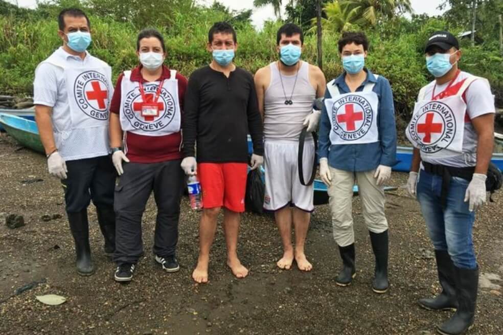 Las identidades de las personas liberadas no fueron suministradas. / Foto: Comité Internacional de la Cruz Roja