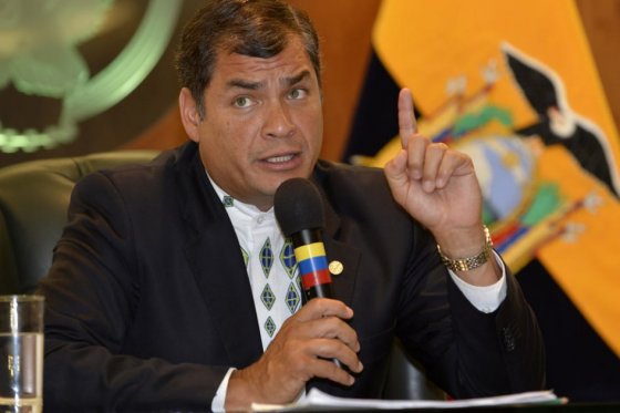 El mandatario ecuatoriano Rafael Correa./ AFP