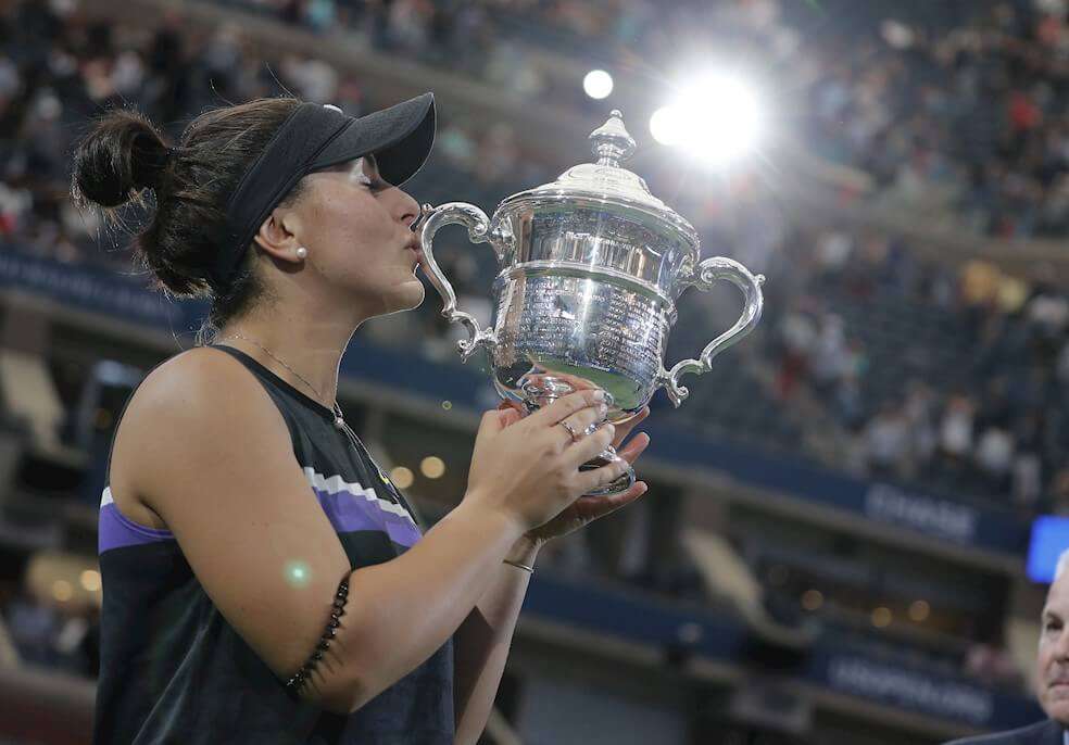 Bianca Andreescu, campeona del US Open 2019. / EFE