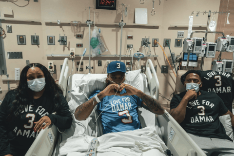 Damar Hamlin fue dado de alta una semana después de sufrir un paro cardiaco