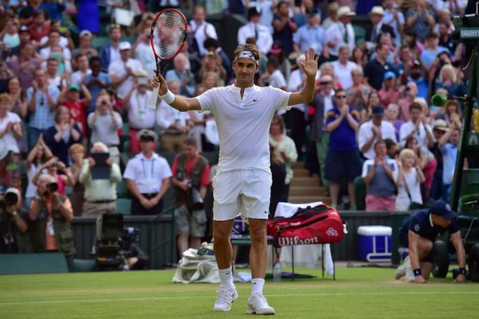 Roger Federer venció en tres sets al español Roberto Bautista. Foto: AFP