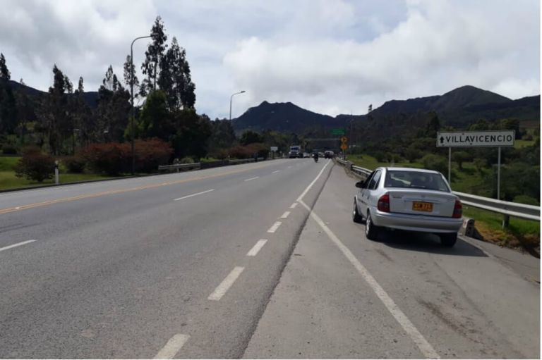 ¡Ojo! Ya hay paso en la vía al Llano, pero solo para camiones