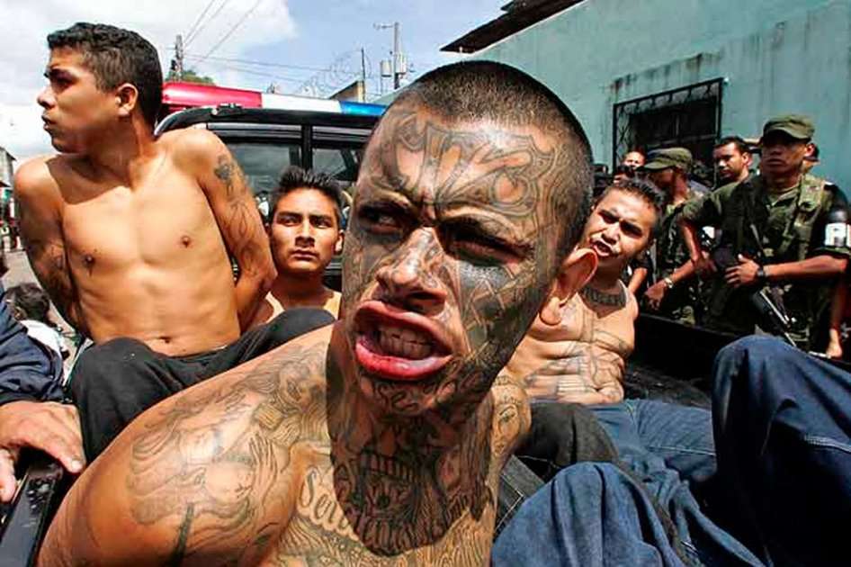 Pandilla salvadoreña "Mara Salvatrucha".