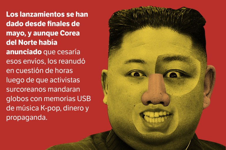 Globos de basura, el detonante de una nueva tensión entre las dos Coreas
