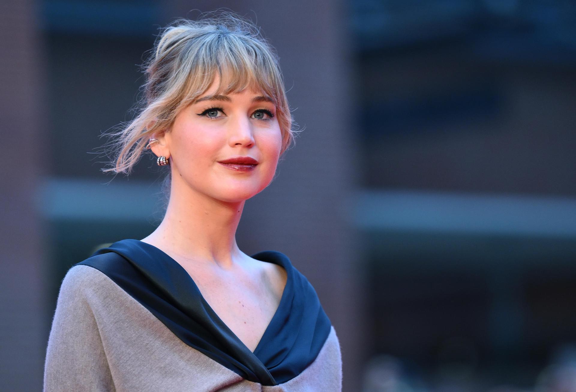 ROME (Italy), 20/10/2025.- US actor Jennifer Lawrence arrives for the screening of the movie 'Die My Love' at the 20th annual Rome Film Fest, in Rome, Italy, 20 October 2025. The Festa del Cinema di Roma runs from 15 to 26 October 2025. (Cine, Cine, Italia, Roma) EFE/EPA/ETTORE FERRARI
