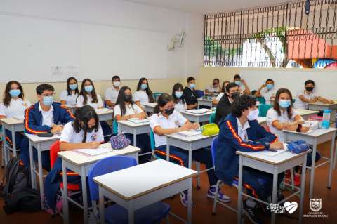 Colegios privados de Cali iniciaron las clases presenciales