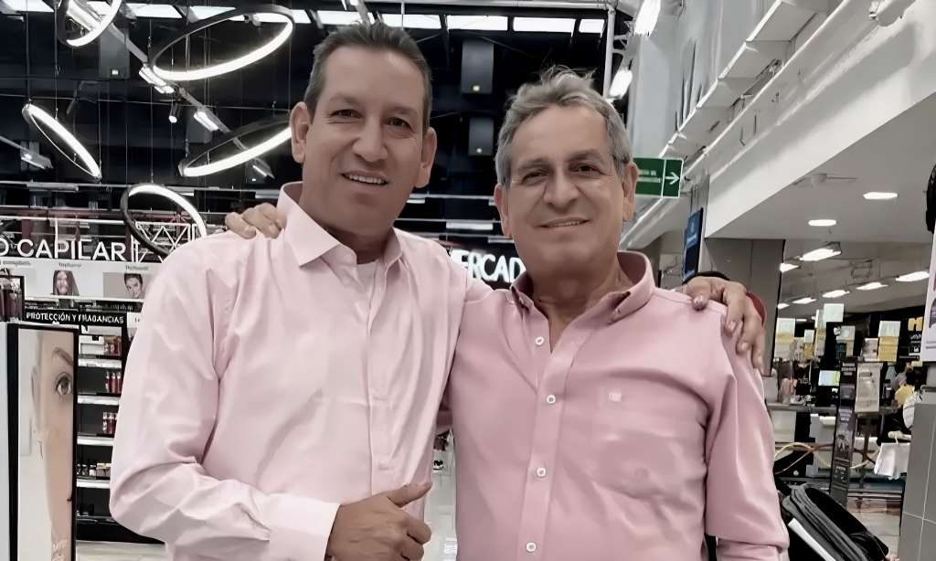 Hernán Gómez y su hermano Darío Gómez.