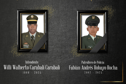 Ataque a la Policía en El Tambo (Cauca) deja dos uniformados muertos
