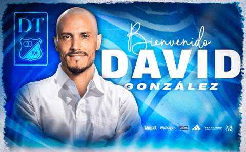Oficial: David González, nuevo técnico de Millonarios