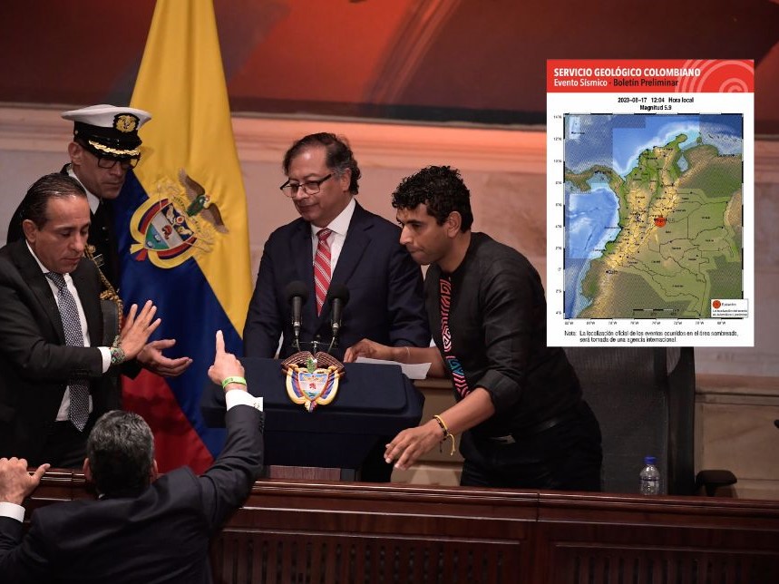 El presidente Petro se encontraba en el Hotel Hilton, mientras que los congresistas fueron evacuados (imagen de referencia).