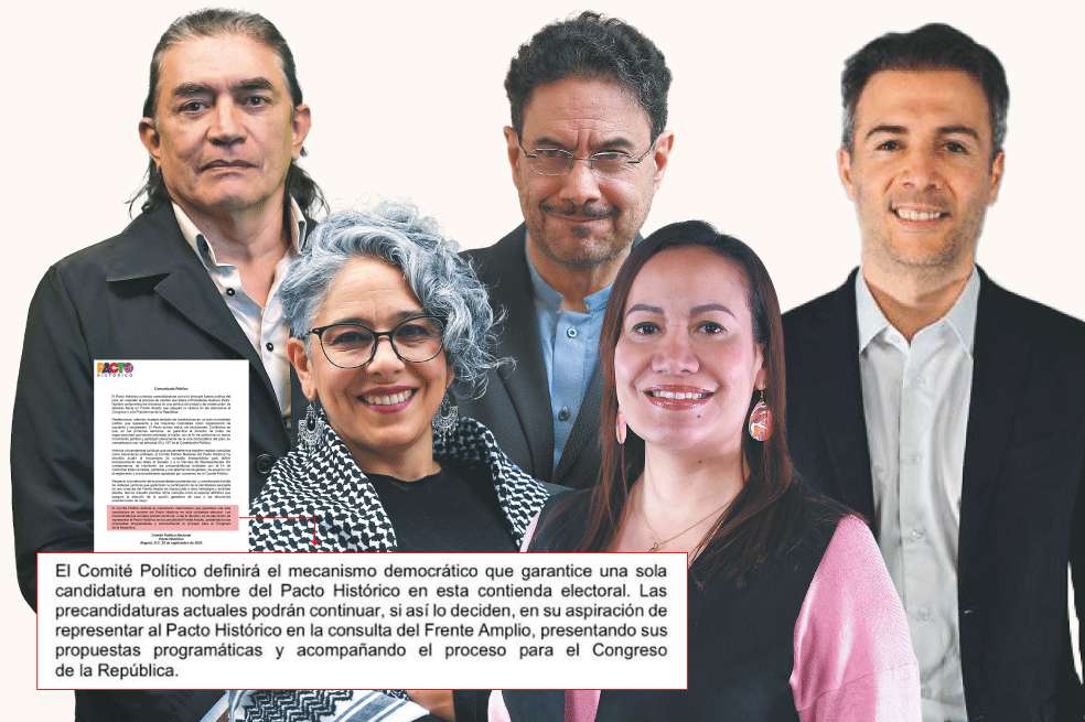 Pacto Histórico Gustavo Bolívar Iván Cepeda Daniel Quintero María José Pizarro Carolina Corcho elecciones 2026