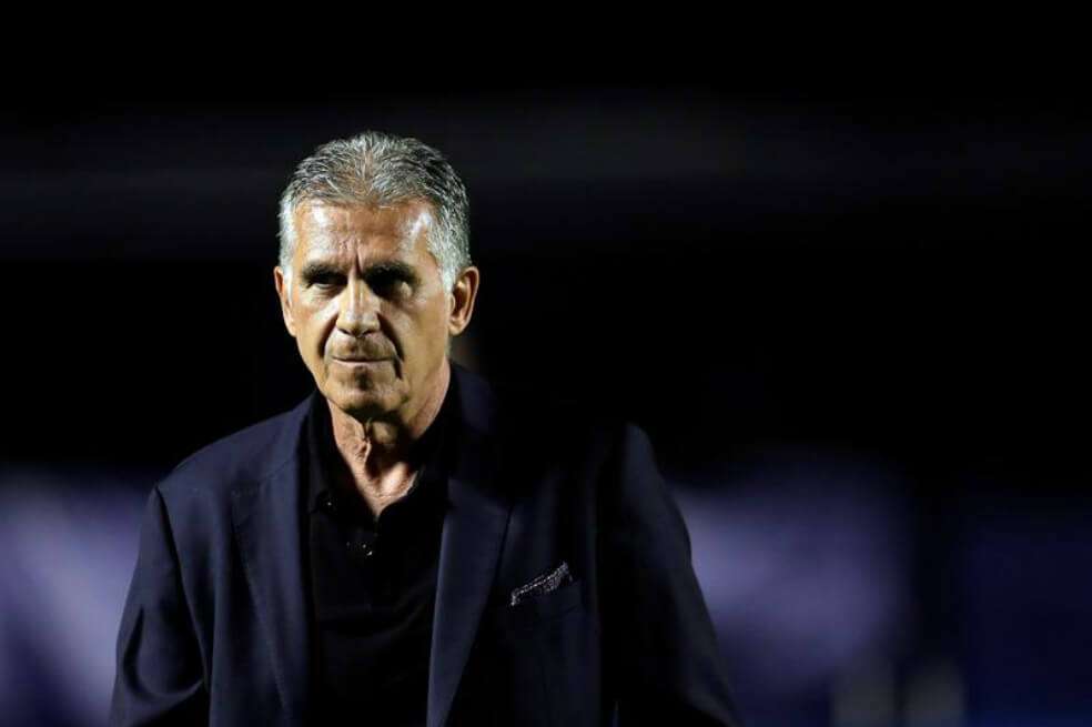 Queiroz, este miércoles durante la victoria de Colombia sobre Catar. / EFE
