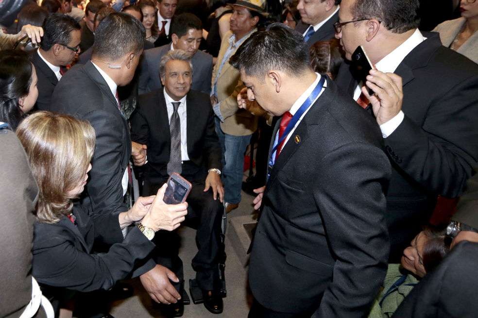 Lenin Moreno, presidente de Ecuador. / AFP