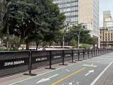 Espacio público y vallas para crear Zonas Seguras en el Parque Santander