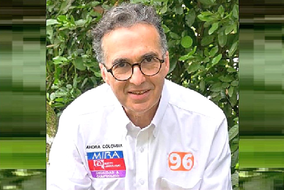 Enrique Uribe Botero, candidato al Senado por la coalición Mira-NuevoLiberalismo-Dignidad&Compromiso, quien no logró ser elegido en marzo de 2026..