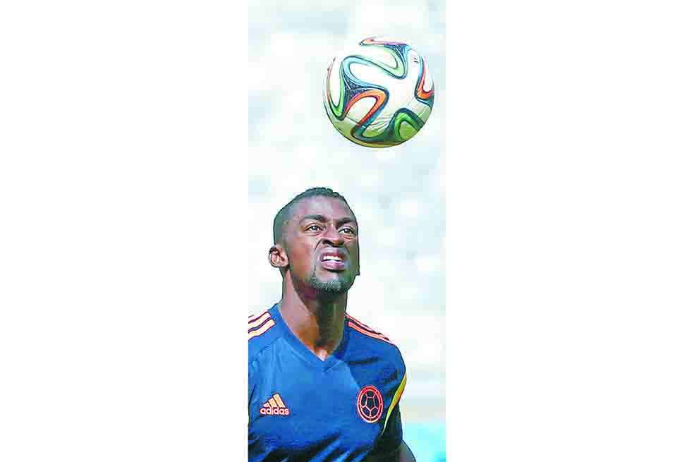 El delantero de la selección de Colombia Jackson Martínez. EFE