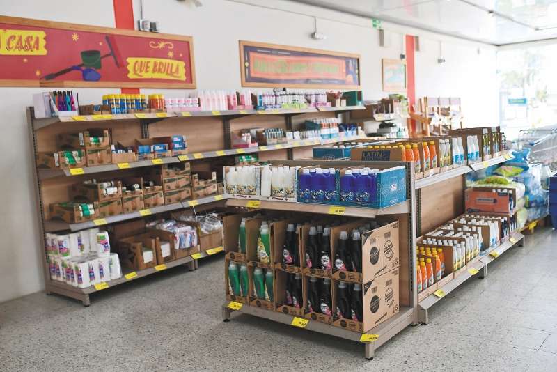 Instalaciones de esta almacén que se encuentra en proceso de liquidación.