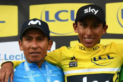 Nairo Quintana: "Ver a Egan de amarillo es un orgullo, está cumpliendo el sueño de un país"
