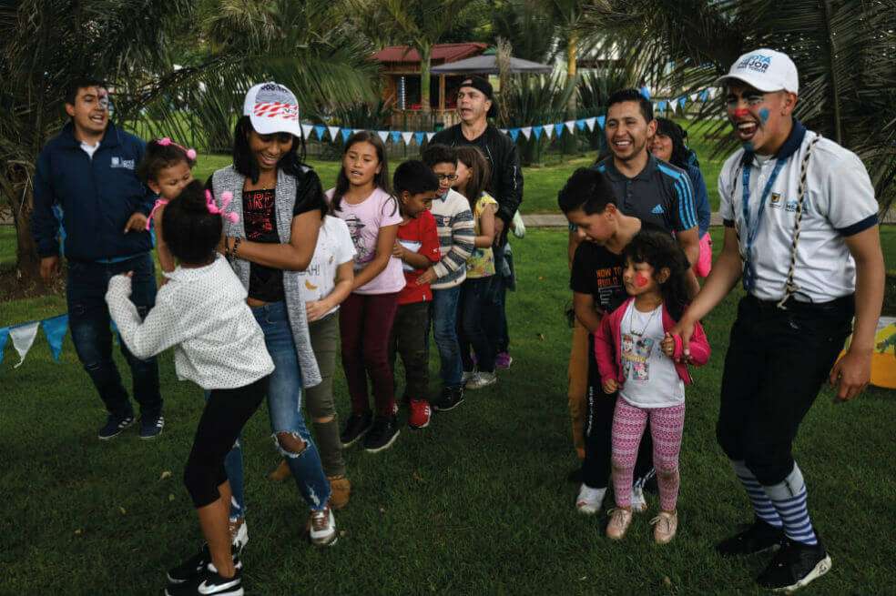 Algunos temas de las vacaciones recreativas son: cuidado del medio ambiente y la naturaleza, trabajo en equipo, fortalecimiento de valores e inclusión, entre otros. / IDRD