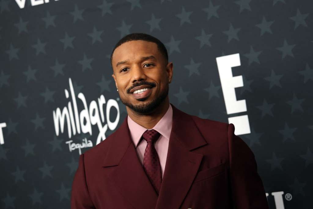 (FILES) US actor Michael B. Jordan attends the 31st Annual Critics Choice Awards at Barker Hangar in Santa Monica, California, on January 4, 2026. Warner Bros may be for sale, but the studio's acclaimed hits "Sinners" and "One Battle After Another" are expected to dominate the Oscar nominations when the Academy announces its final contenders January 22, 2026. (Photo by Michael Tran / AFP)