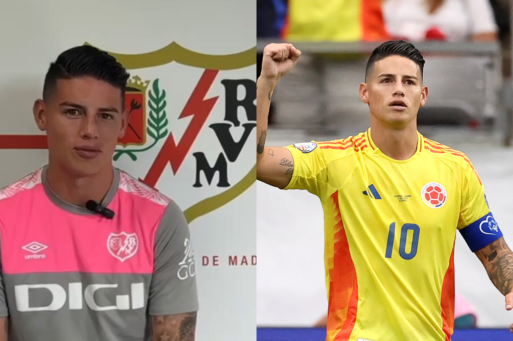 James Rodríguez, nuevo jugador de Rayo Vallecano.