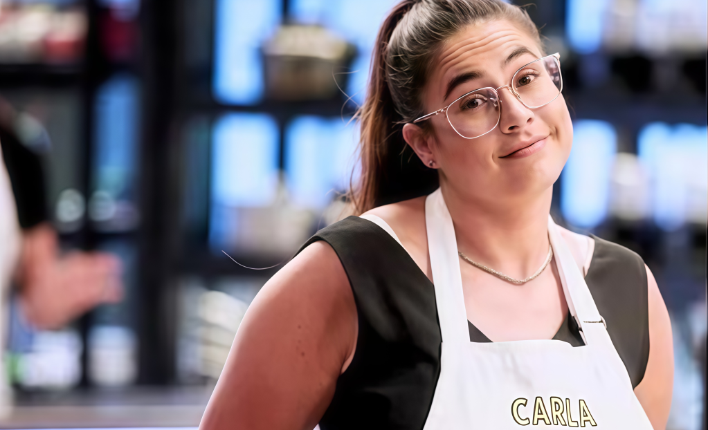 Carla Giraldo en 2021 durante su participación en 'MasterChef Celebrity Colombia'.