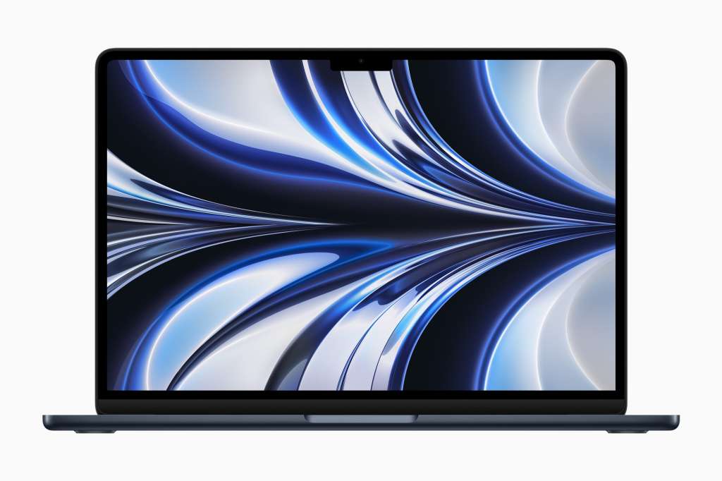Imagen de la nueva generación de Macbook Air, el computador portátil más pequeño y ligero de Apple.