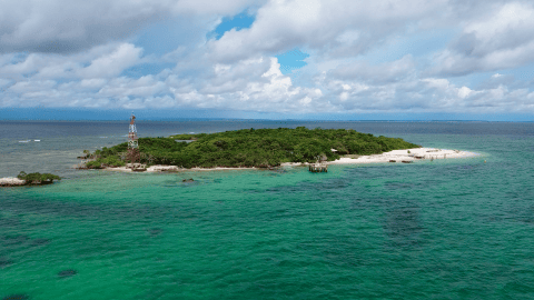 Isla Tesoro, un paraíso en Corales del Rosario amenazado por la erosión