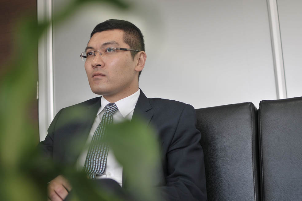 Cui Wei, gerente general de Huawei Colombia. / Cristian Garavito