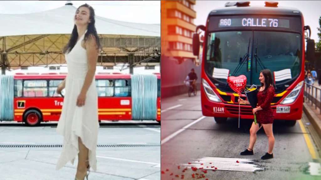 El amor tiene muchas formas, pero pocas tan sorprendentes como la de Yeline Lizbeth Patiño, quien asegura estar casada con un bus de TransMilenio.