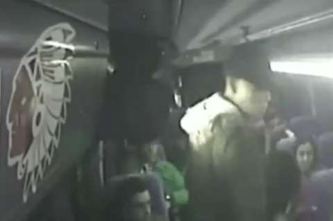 En video quedaron registrados los ladrones de un bus que se dirigía a Facatativá