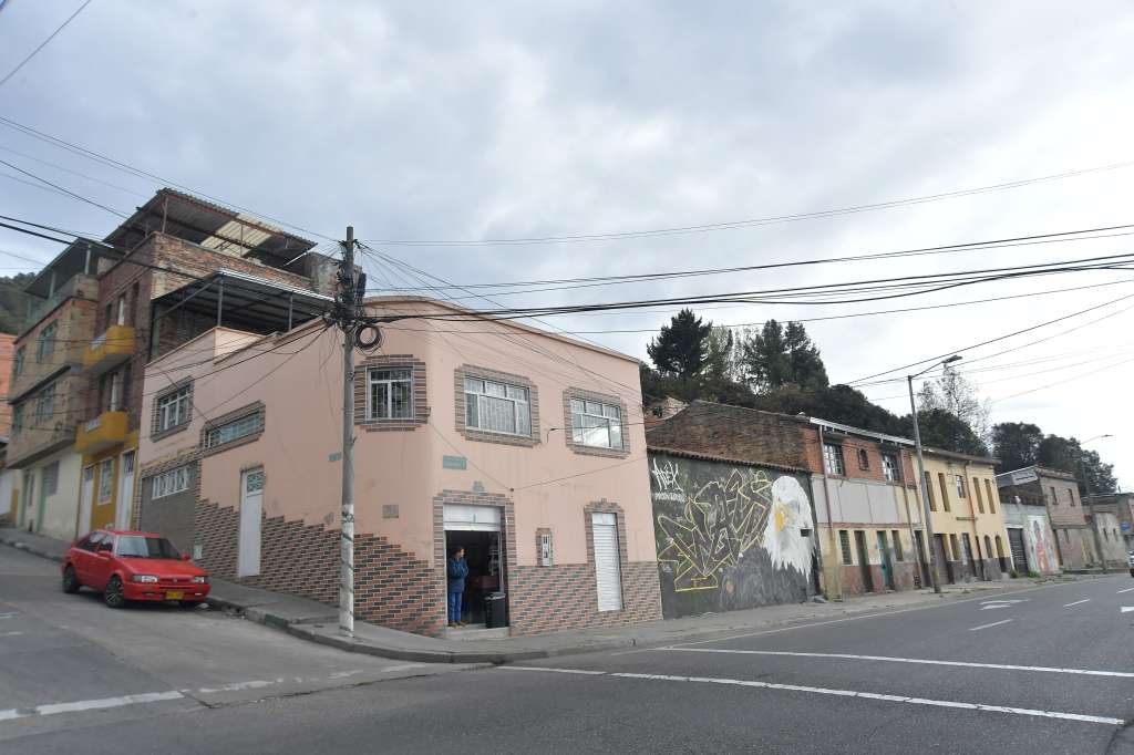 Viviendas devaluadas de este barrio de Bogotá.