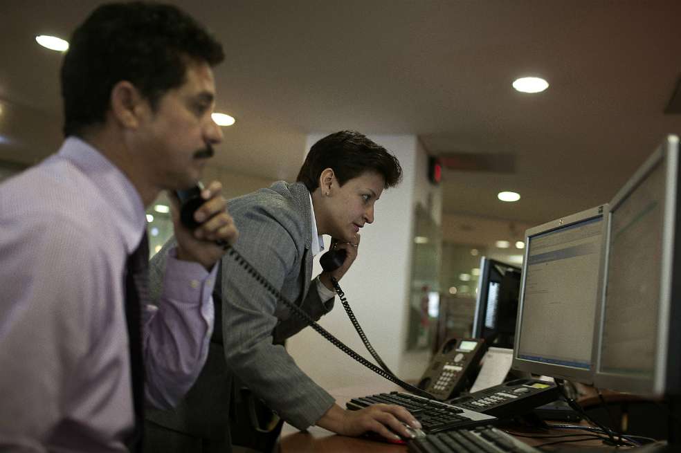 Las acciones colombianas han despertado un mayor interés de los inversores externos. / Bloomberg News.