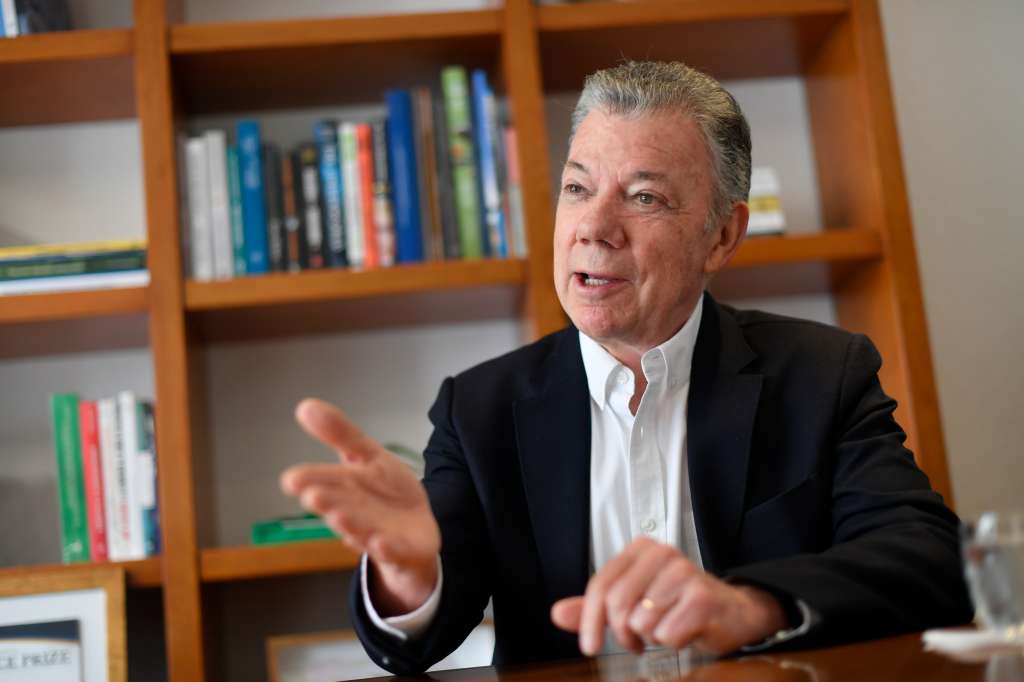Juan Manuel Santos, expresidente y nobel de Paz, aseguró que en el Consejo de Seguridad de Naciones Unidas "no quieren oír hablar de paz total".