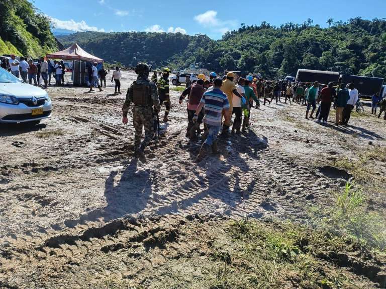 Derrumbes y tragedia por invierno en Chocó enero 13, 2024