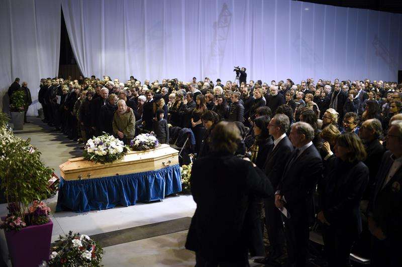 Funeral del director de Charlie Hebdo, Stéphane Charbonnier / EFE