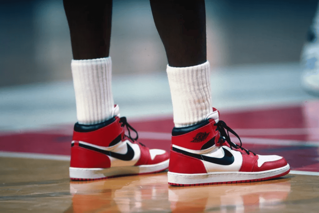 Las primeras Air Jordans diseñadas en 1985.