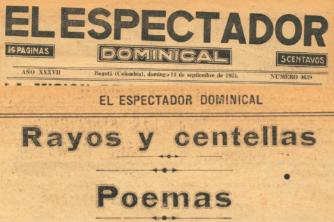 Poemas seleccionados del Magazín Dominical de 1924