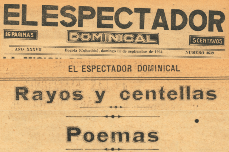 Poemas seleccionados del Magazín Dominical de 1924