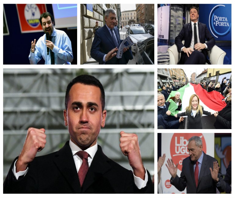 ¿Quién es quién en las elecciones italianas?